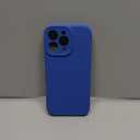 Vooii Compatible with iPhone 14 Pro Case, Liquid Silicone Upgrade [Camera Protection] [Soft Anti-Scratch Microfiber Lining] Shockproof Phone Case for iPhone 14 Pro 6.1 inch - Klein Blue