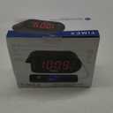 Timex Alarm Clock for Bedroom with FM Radio and 10 Station Presets, Clock Radio with Dual Alarms, USB Charger, Large Display, Sleep Timer, and Snooze  Black (T232B)