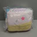 Feelyou Rainbow Stripe Comforter Set Queen Size Cute Star Pattern Bedding Set for Kids Boys Girls Colorful Stripes Duvet Quilt Princess Style Bedroom Decor 3 Pcs with 2 Pillow Cases