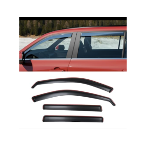 Visor Rain Guards Compatible with 2024 2025 2026 Toyota Grand Highlander Front and Rear in-Channel Window Visors Wind Deflectors Weather Shield for Grand Highlander 4PCS Accessories