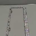 3D Bling License Plate Frame: AB Clear Glass Rhinestones, Anti-Theft