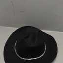 Glitter Silver Black Cowboy Hats for Women - Western Sparkly Rhinestone Cowgirl Hat for Ladies Size M-L