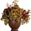 Nearly Natural Autumn Hydrangea with Round Vase