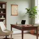 Herman Desde 1989 Inspirational Wall Decor - Positive Affirmations Wall art, Motivational Posters for Offices Classrooms & homes, Mental Health phrases , positive daily quotes, Wall Scroll with Wood Hanger 12x16 (green)