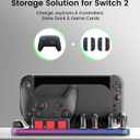Cooling Fan Pro Controller & Joycons Charger for Switch 2 (2025), Cool Down Joy Con Charging Dock Accessories for Switch2, Cools to Enhance Performance & Extend Console Battery Life (Black)
