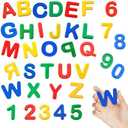 Silicone Alphabet Magnetic Letters and Numbers Set, 35 PCS Educational Multicolor ABC Fridge Magnets – Durable, Fun Learning Toy for Early Childhood
