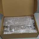 40 Pieces 70s Disco Ball Straws Glitter Mirror Silver Ball Straws 70s Wedding Birthday Party Decorations Disco Supplies for 1970s Fever Retro Dance Holiday Wedding Bachelorette Party Decor