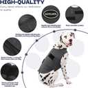 Dog Anxiety Vest and Shirt, Skin-Friendly Calming Shirt - Thunder Jacket for Pet Vet Visits - Dog Jacket for Thunder, Fireworks, Anti-Anxiety Vest for Pet Without Medicine & Training, XXL