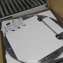 VooBang Silver Round Bathroom Mirror, 30 inch Circle Wall Mounted Hanging Mirror with Simple Modern Circular Metal Frame for Hallway, Entryway, Living Room, Silver Frame