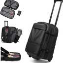 Vacuum Rolling Backpack Travel-Compression Backpacks with Wheels,Air Pump,Usb,Tsa Lock,Rolling Backpack Luggage