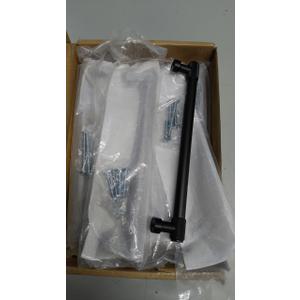 Asidrama 10 Pack 7 Inch(177mm) Matte Black Cabinet Pulls Knurled Cabinet Handles Cupboard Handles Kitchen Cabinet Hardware for Cupboard Drawer Pulls