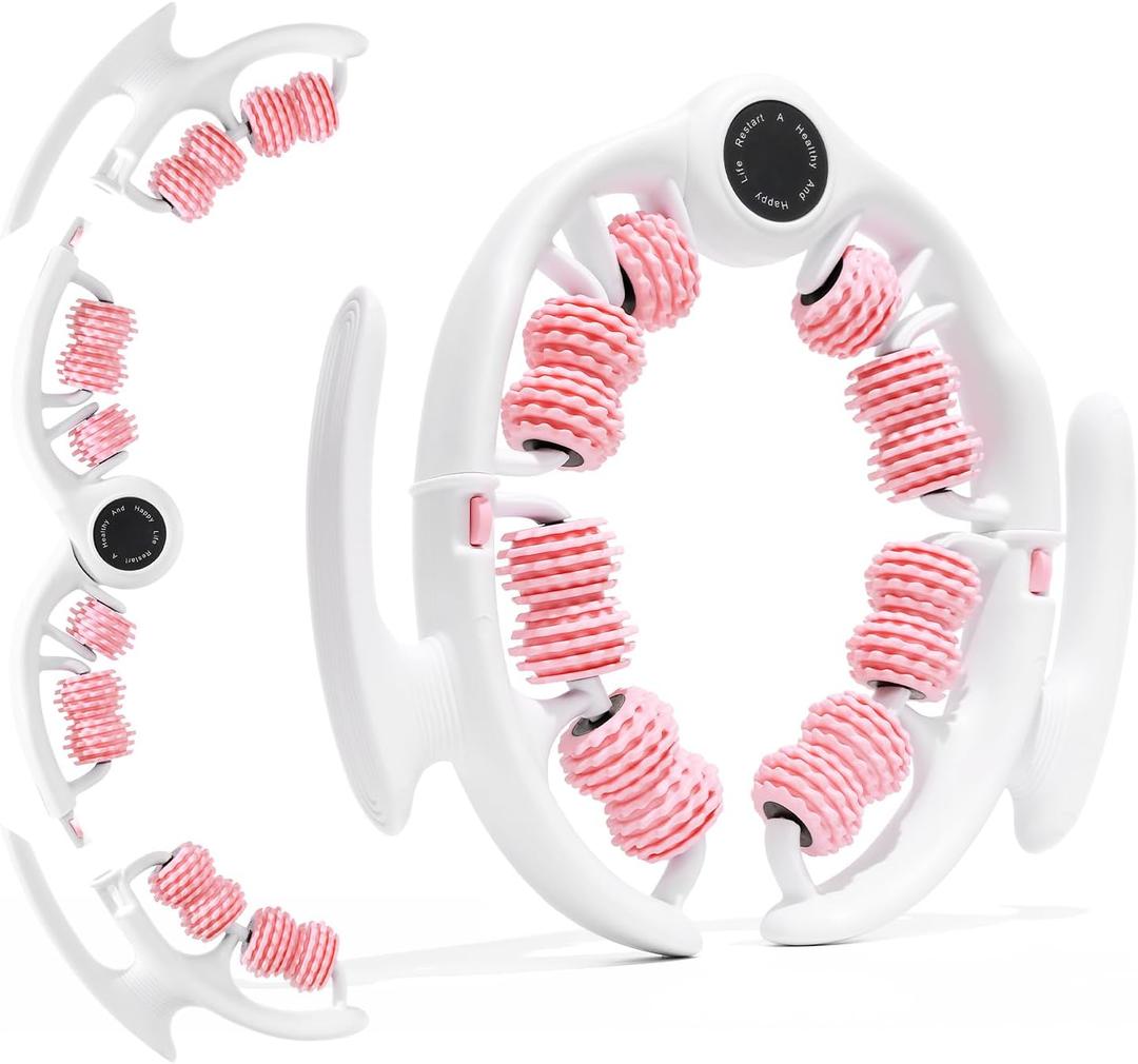 Cellulite Massage Roller, Cellulite Roller for Legs & Body, Handheld Muscle and Fascia Massager for Arms Waist Stomach, Anti Cellulite Massager Stick for Relaxation