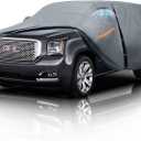 Large SUV Car Cover for GMC Yukon (1995-2026) 100% Waterproof All Weather, Heavy Duty Outdoor Full Exterior Covers Rain Sun Wind UV Hail Protection. (Custom Fit GMC Yukon+Towel+Bag)