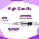 100 Pack 1ml Syringes with Needle - 27G 1/2 inch Disposable 1cc Luer Lock Syringe for Scientific Lab Use, Sterile Individually Wrapped