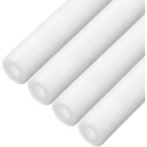 MECCANIXITY 2pcs Pipe Insulation Foam Tube Pipe Lagging 25mm(1 Inch) ID 45mm OD 3ft Freeze Protection for Copper Pipe, White