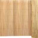 6.5ft x 13ft Bamboo Slat Screening Roll, Natural Bamboo Privacy Fence Panels for Outdoor Garden, Patio, Yard, Balcony, Privacy Screen Divider