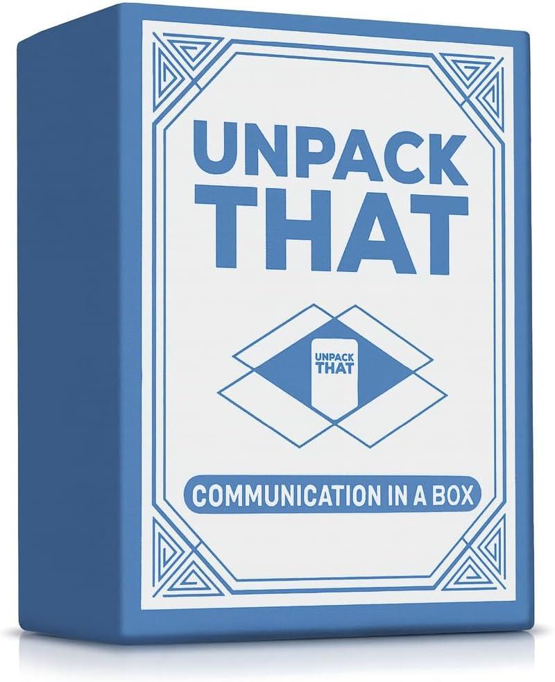 UNPACK THAT Conversation Cards  125 Deep Questions for Better Communication & Closer Bonds | Perfect for Couples, Families and Friends