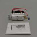 DEWENWILS 15A GFCI Switch Outlet Combo, Tamper-Resistant GFCI Electrical Outlet, 15 Amp GFCI Outlet, Weather Resistant Ground Fault Circuit Interrupter, Self-Test with LED Indicator, ETL Listed, White