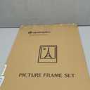 upsimples 18x24 Picture Frame, Display Pictures 16x20 with Mat or 18 x 24 Without, Wall Hanging Poster Frames, White, 1 Pack (18x24, White)