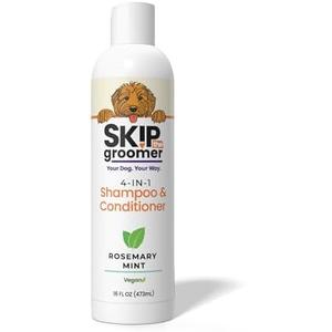 Dog Shampoo & Conditioner for All Breeds – Goldendoodles, Poodles & Doodles – 4-in-1 Reset for Bath Days – Deep Clean, Condition, Detangle & Moisturize Curly Coats – 16 oz