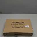 Flameless Wax Pillar Candle: Pack of 5 Battery Operated LED Candles H5 6" 7" 8" 9" D2.2 Electric Fake Flickering Candles with Timer Remote for Home Christmas Halloween Deco Gift (Modern Style)