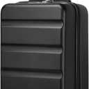 Kono Carry On Luggage 22x14x9 Airline Approved Lightweight Small Travel Suitcase with Spinner Wheels Hard Shell TSA Carry-On, Black