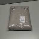 NICETOWN Bedroom Curtain for Patio Room Darkning, Thermal Insulated Rustproof Grommet Top Blackout Indoor Bedroom Vertical Drape Privacy for Gazebo/Pergola, Sand, W84 x L95, 1 PC