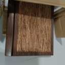 Homde Bamboo Couch Cup Holder: 2-in-1 Sofa Arm Tray with Dual Non-Slip
