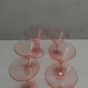 Liacere Martini Glasses Set of 6-11 oz Pink Plastic Martini Cocktail Glasses with Stem-Reusable Cocktail Glasses for Bar,Margarita,Whiskey,Gin,Tequila,BPA-Free, Dishwasher-Safe