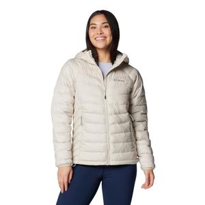 Columbia Womens Powder Lite II Hooded Jacket, Dark Stone, 3X
