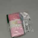RFID Wallets for Women with Multiple Card Slots and Cellphone Compartment, Womens Wallet (Sakura Pink/White/Pink)