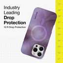 Incase Halo Case for iPhone 16 Hydro Dip MagSafe Compatible Apple iPhone Case 10 Ft Drop Protection, Protective Cover with Lanyard Loop, Sleek Design (Oil Slick Ocean, iPhone 16 pro)