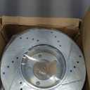 Power Stop K6743 Front Z23 Carbon Fiber Brake Pads with Drilled Slotted Brake Rotors Brake Kit and 1 Front Sensor Wire For BWM 228i 230i 320i 328d 328i 330i 428i 430i [Application Specific]