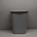 Rubbermaid Commercial Products Deskside Wastebasket/Trash Can, 10.25-Gallon/41-Quart, Gray, Plastic, Garbage Can for Home/Office, Fits Under Desk/Sink/Cabinet
