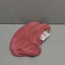 Pink Anime Cosplay Wig Dark Pink Spiky Layered Wigs 18.9'' Synthetic Hair for Men Halloween Party Daily Costumes