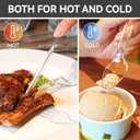 POSATE Clear Knives, Heavy-Duty Crystal (100 Knives)