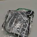 Verdusa Women's Old Money Striped Knit Tops Button Down Short Sleeve Sweaters Collared Tee Tops (Medium, Black and White)