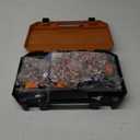 Concrete Nail Gun Kit with 300 Round Nails, 5 Speed Nail Gun Nail Gun, Concrete Nail Gun for Steel & Concrete, Portable Nail Gun for Ceiling/Wire Hider with Gloves (B)