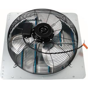 LABLT 20 Inch Wall Mounted Exhaust Fan, High Speed, Wall Mount Attic Fan, Shutter Exhaust Fan for Ventilation of Family Homes, Garages, Stores, Workshops, 110-120V, 60Hz, DC (power cord not included)