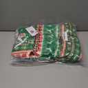 Forever Lazy Footed Adult Onesies, One-Piece Pajama Jumpsuits for Men and Women, Unisex. with Detachable Feet. (XX-Small, Red and Green Holiday Print)