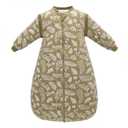 Baby Sleep Sack, TOG 2.5 Winter Wearable Blanket, Removable Long Sleeves Baby Sleeping Bag for Infants and Toddlers, Super Soft Warm Comfortable Sleeping Sack, White Leaf, 6-18M