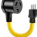 Dryer Adapter Cord, ETL Listed NEMA 5-15P Male to 10-30R Female Power Dryer Outlet Adapter, Heavy Duty STW 10 Gauge Only for 15 Amp 120V Dryer, Plug and Play