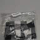 Senneny Buffalo Check Table Runner Cotton Black and White Plaid Classic Stylish Design for Family Dinner Christmas Holiday Birthday Party Table Home Decoration (Black and White, 14 x 48 Inch)