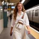 Anti Theft Crossbody Bags for Women RFID Sling Bag, Vegan Leather Cross Body Travel Purse for Women Men