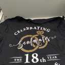 18 Year Wedding Anniversary Couple Husband Wife Matching T-Shirt L