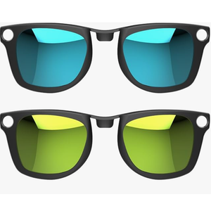 2Pcs Polarized Clip for Ray-Ban Meta Wayfarer Standard RW4006 (Size M 50-22) Smart Glasses Protect Your Eyes, Cool and Fashion (Silver, Blue, Yellow, Purple)