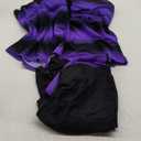 LALAGEN Women's 2025 Plus Size Tankini Swimsuits Rash Guard Capris Athletic Two Piece Swimwear Bathing Suits for Women S-5X (4X-Large, Purple)