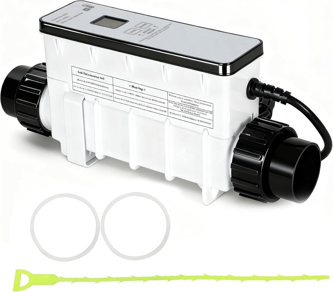 Upgraded IC40 Salt Cell Chlorine Generator Replacement for pentair intellichlor IC40 Pool Chlorinator, Replace Part Number EC-520555 520555, Up to 40,000-Gallon