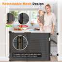 Retractable Dog Gates for Doorways 50” Wide Mesh Baby Gate