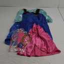 Princess Costumes Birthday Party Dress Up for Little Girls/Long Sleeve with Cape (9-10 Years, Blue-88 With Accessories)